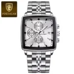 POEDAGAR 866 Luxury Square Business Man Wristwatch Waterproof